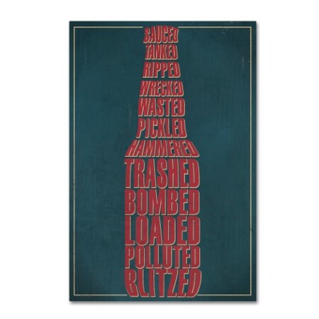 Trademark Fine Art Lantern Press 'Alcohol 2' Canvas Art, 16x24 ALI8312-C1624GG